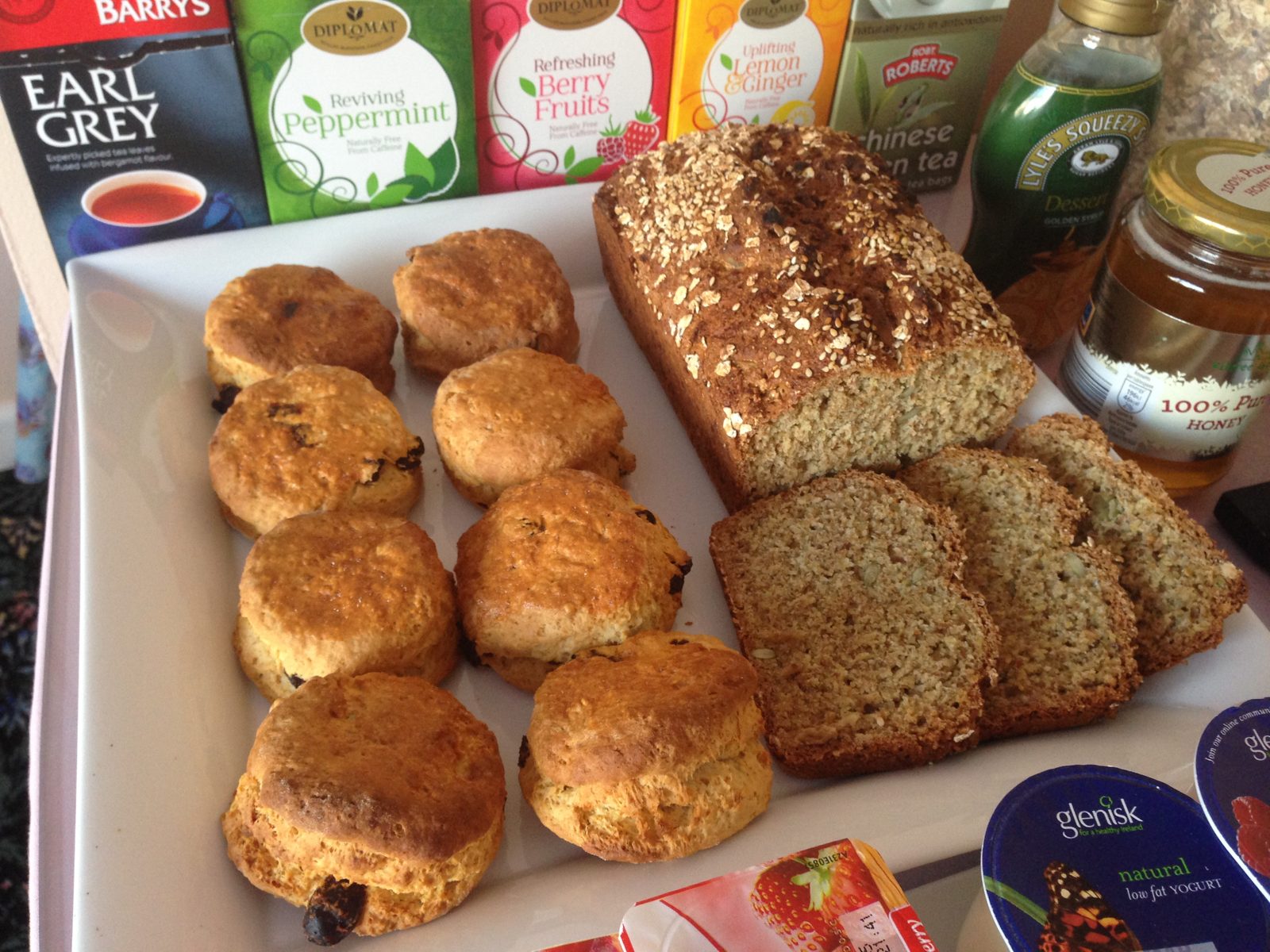 Homemade baking at Sancta Maria B&B